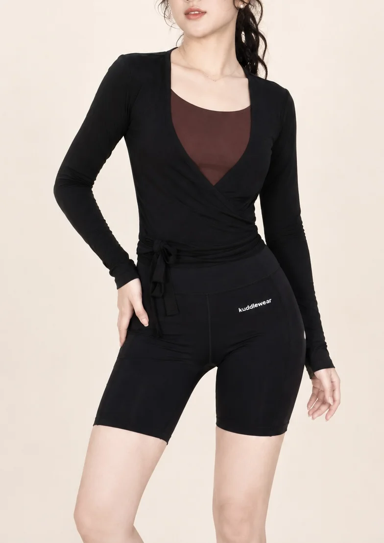 BALLET WRAP TOP